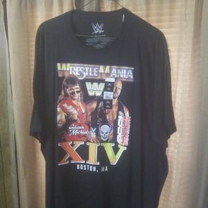 Shawn Michaels Vs Stone Cold Steve Austin Wrestlemania 14 Short Sleeve T-Shirt